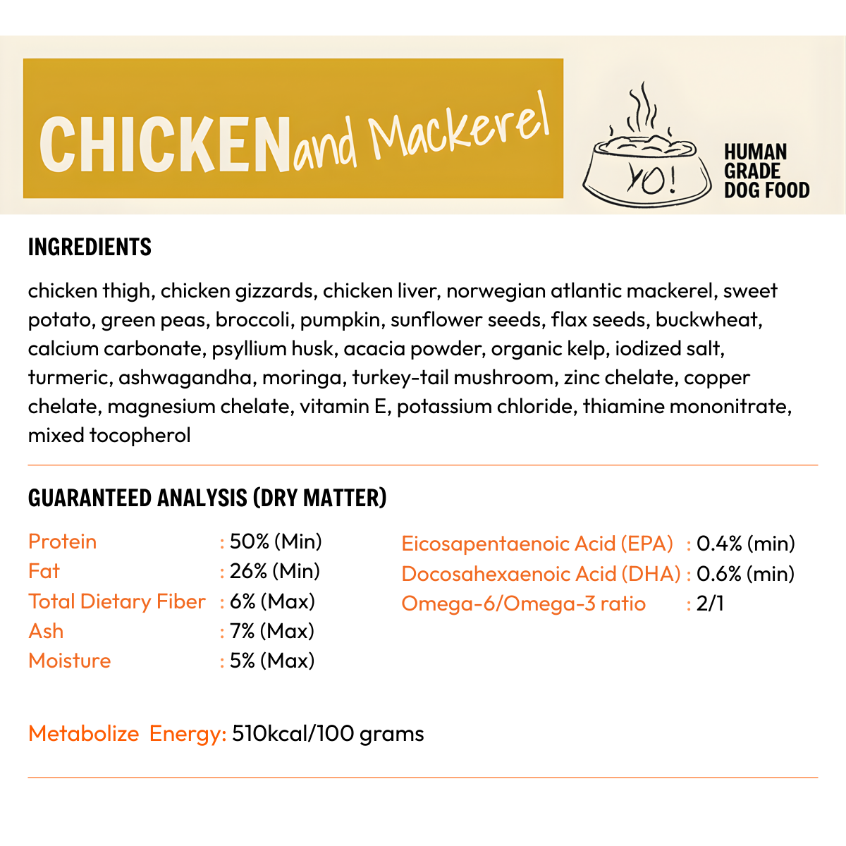 Chicken and Mackerel